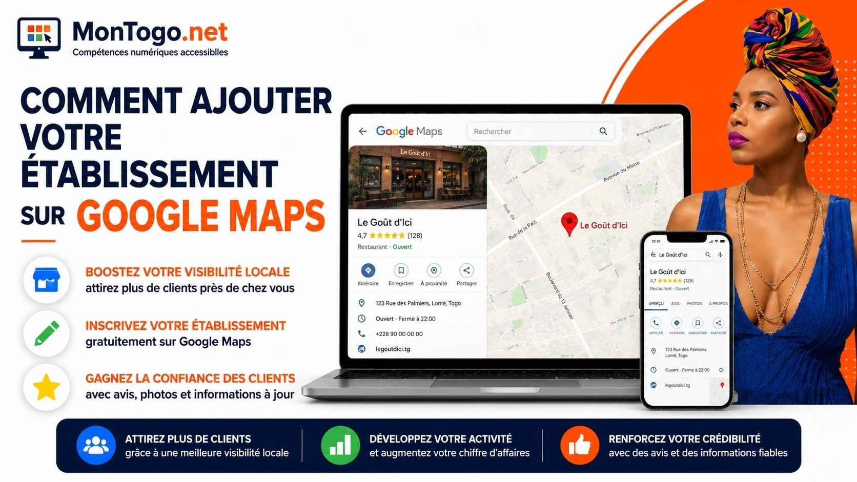 Ajouter établissement Google Maps