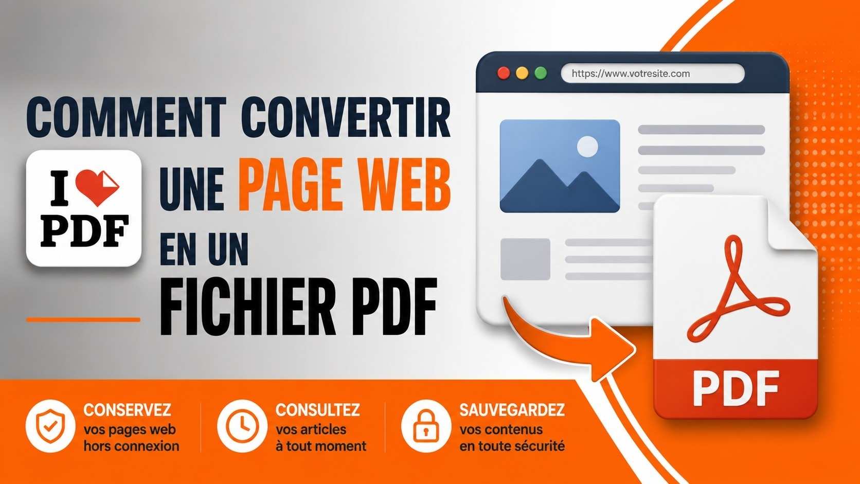 Convertir page web en PDF