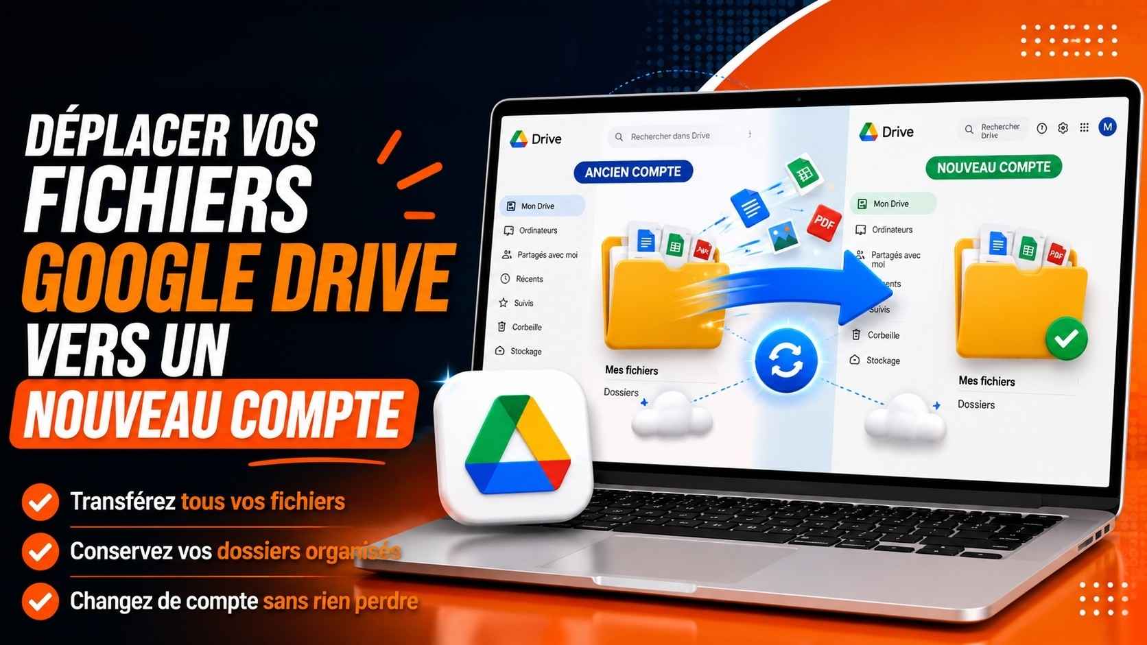 Comment Déplacer Vos Fichiers et Dossiers Google Drive vers un Nouveau Compte