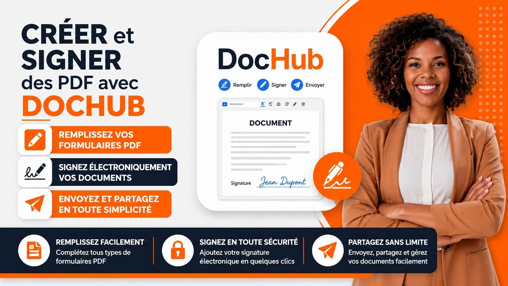 Comment créer et signer des documents PDF en ligne avec DocHub