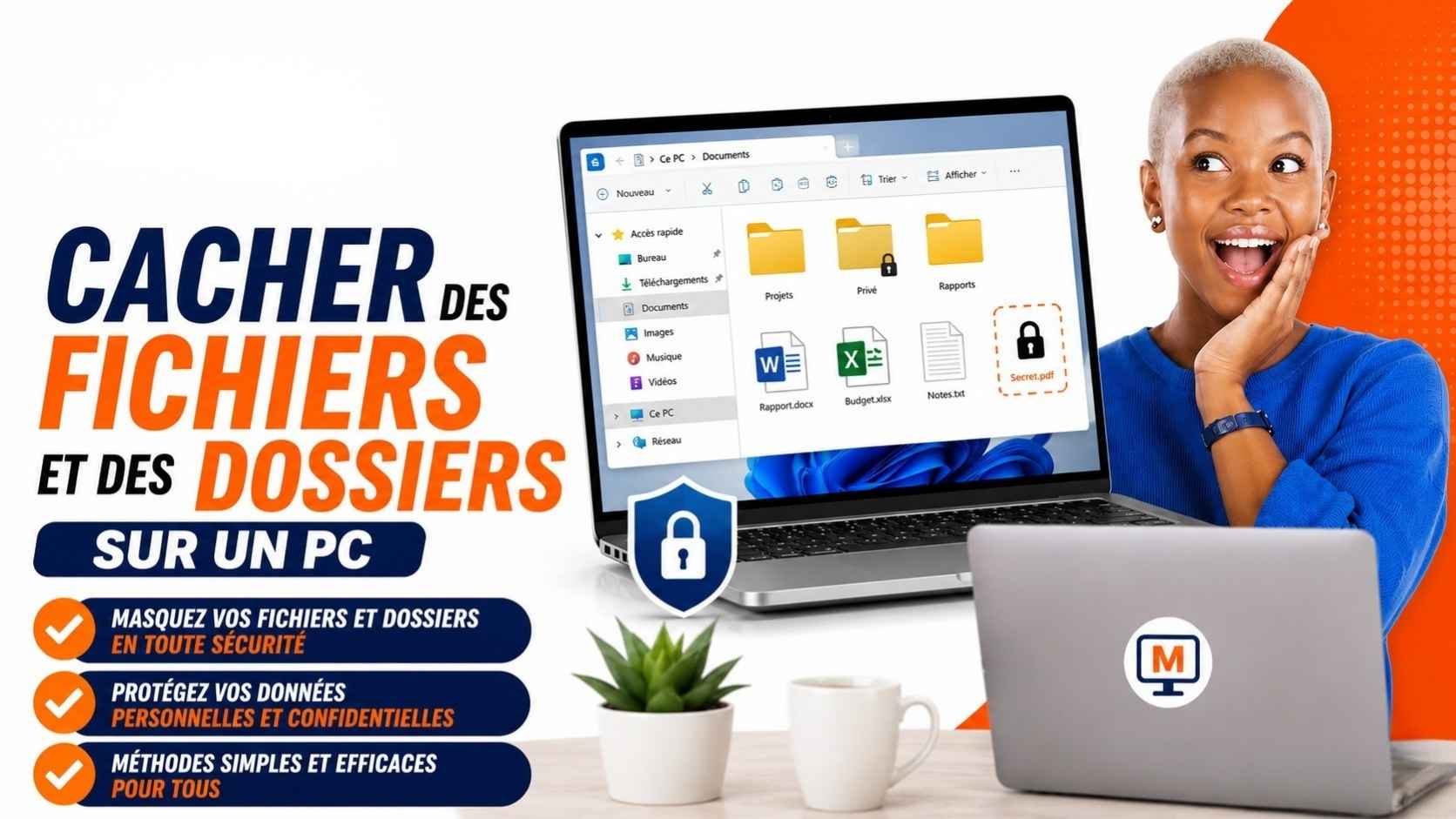 
Comment cacher des fichiers et des dossiers sur un PC